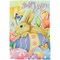 Northlight Bunny and Butterflies "Happy Easter" Outdoor Garden Flag - 18" x 12.5"